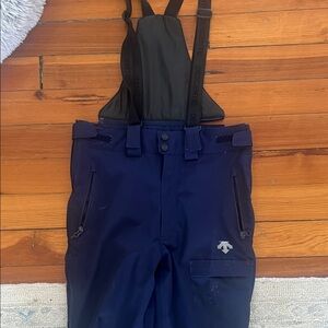 Descente Men's Navy Bib Pants